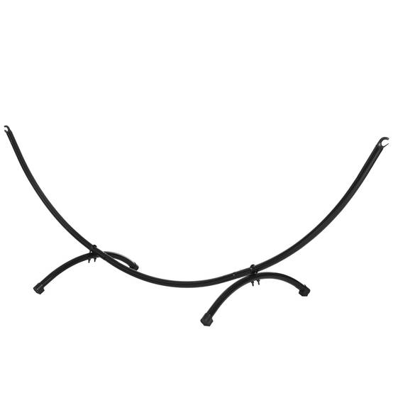 Support de hamac acier noir 300 x 90 x 100 cm - PANGIVO - Image 2