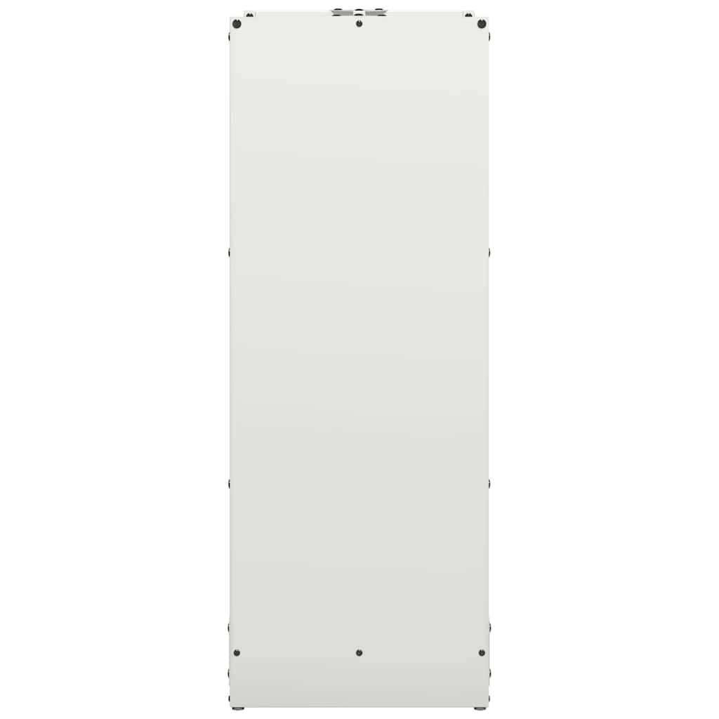 Stockage Bois Vertical en Acier Blanc, Colonne de Rangement 80 cm – ComfortXL Outdoor Living - Image 6