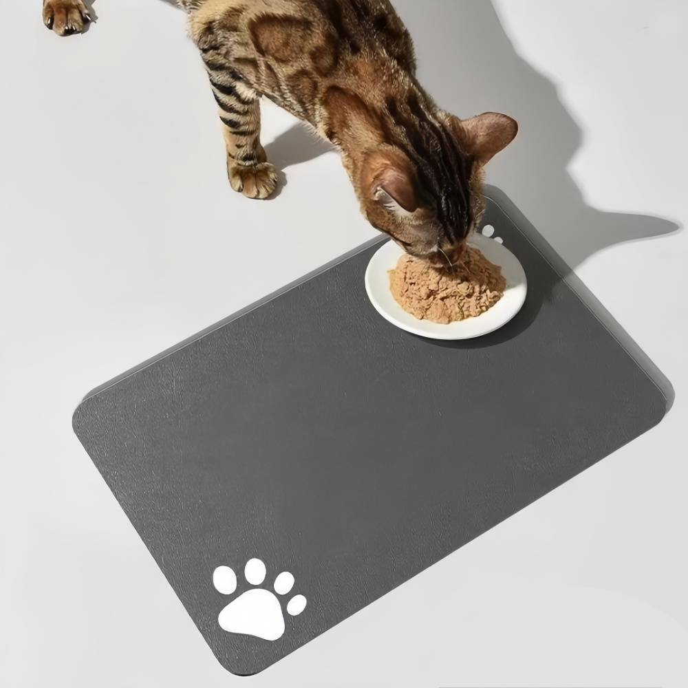 IntiMeg - Tapis d'alimentation Paw Print pour chat et chien IntiMeg - Image 3