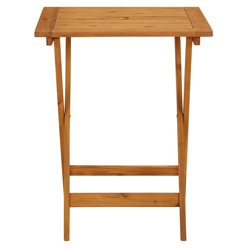 Vidaxl - Ensemble de bistro 3 pcs-Salons de jardin beige polypropylène et bois massif 825713 - Image 6
