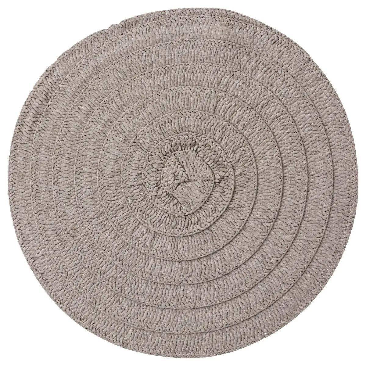 Set de Table Déco "Olivia" 38cm Gris Clair - Image 1