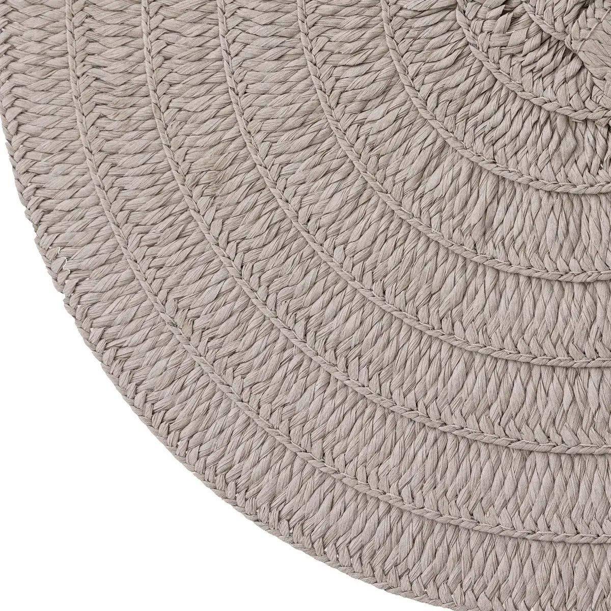 Set de Table Déco "Olivia" 38cm Gris Clair - Image 2