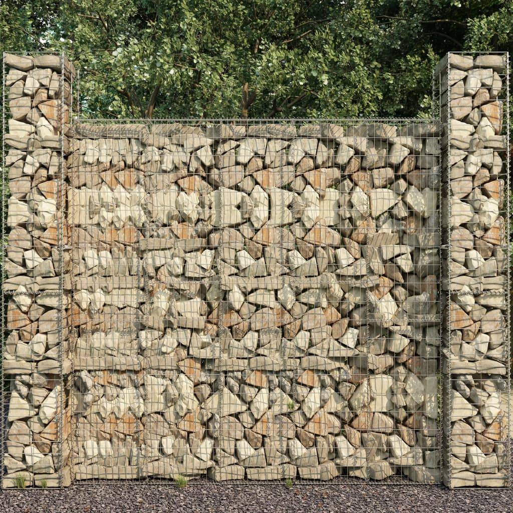 Mur en gabion acier galvanisé 600 x 50 x 200 cm - PANGIVO - Image 1