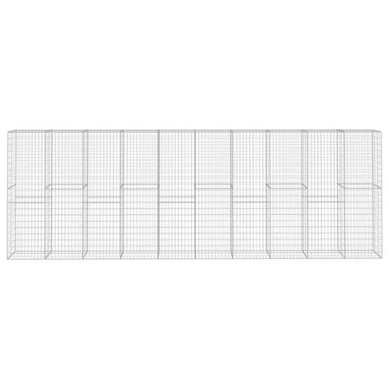 Mur en gabion acier galvanisé 600 x 50 x 200 cm - PANGIVO - Image 3