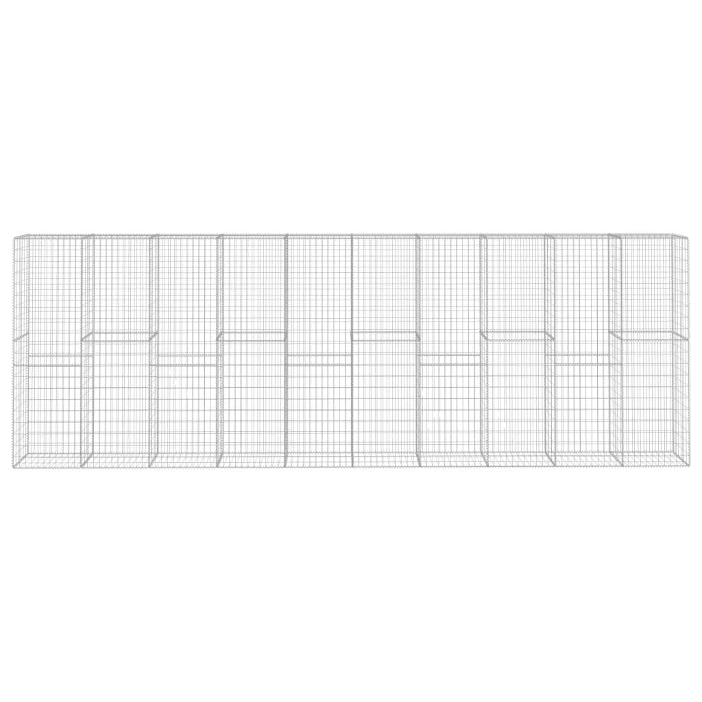 Mur en gabion acier galvanisé 600 x 50 x 200 cm - PANGIVO - Image 3