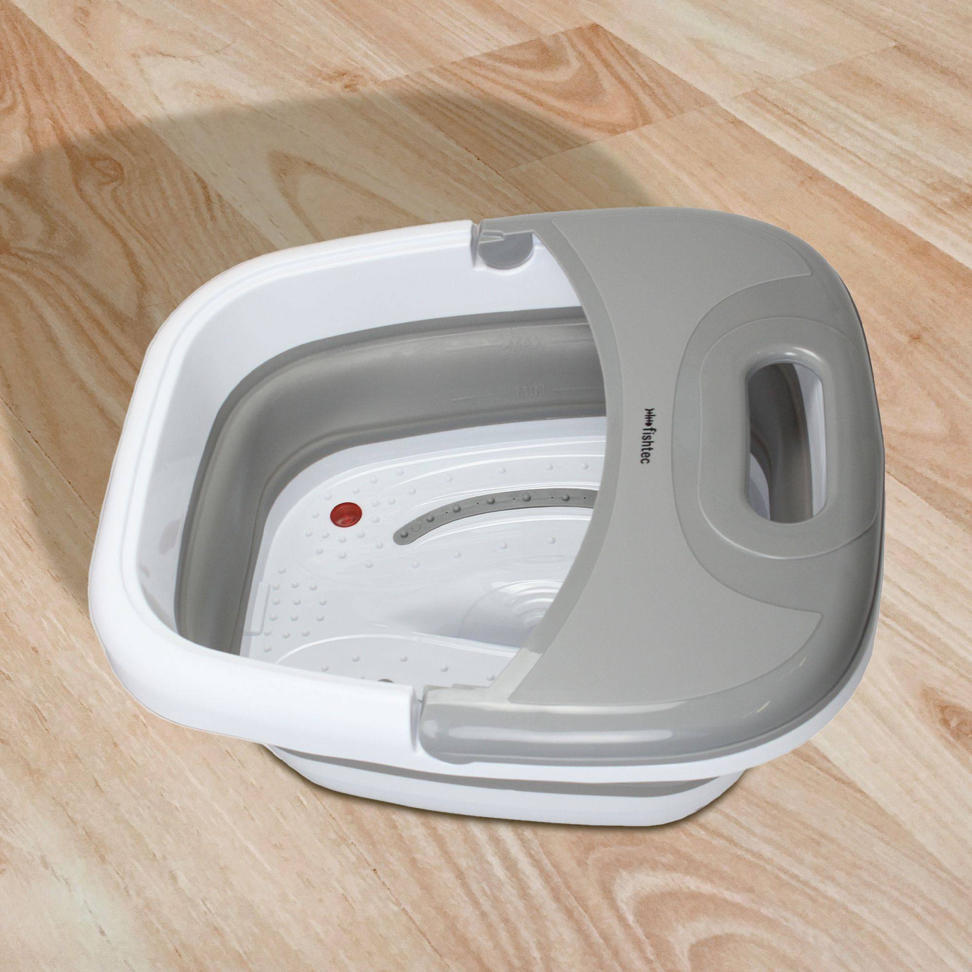 FISHTEC - Bain de Pieds Pliable - Thalasso Relaxante - Massage Bulles et Vibrations - Fonction Chaleur - Idéal Détente - Image 8