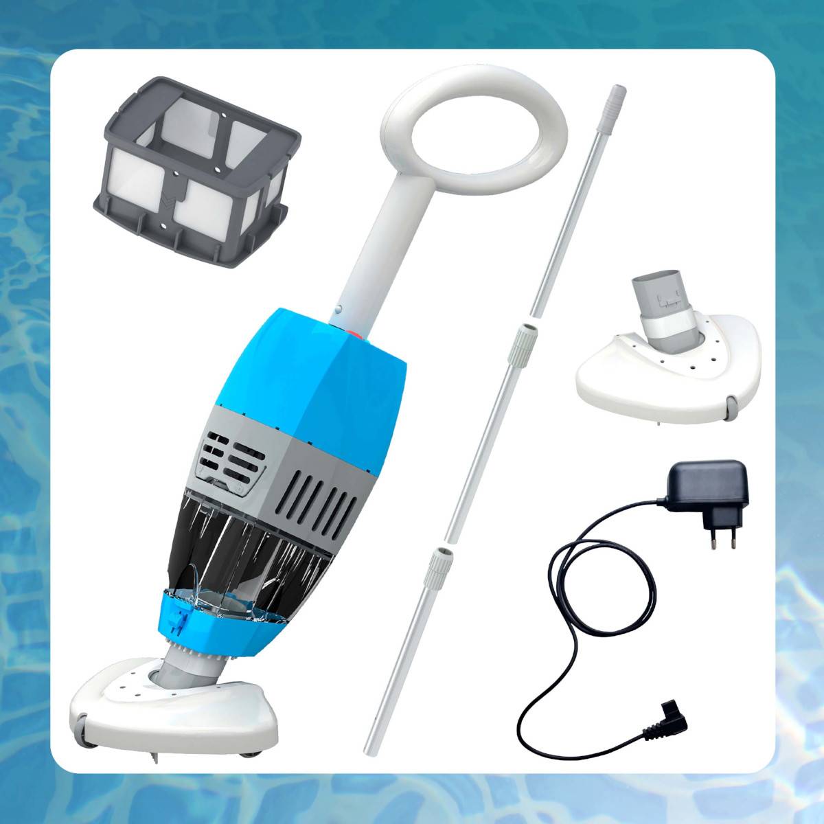 Robot aspirateur sans fil sur batterie pour piscine 107476 Orca - Imagen 2