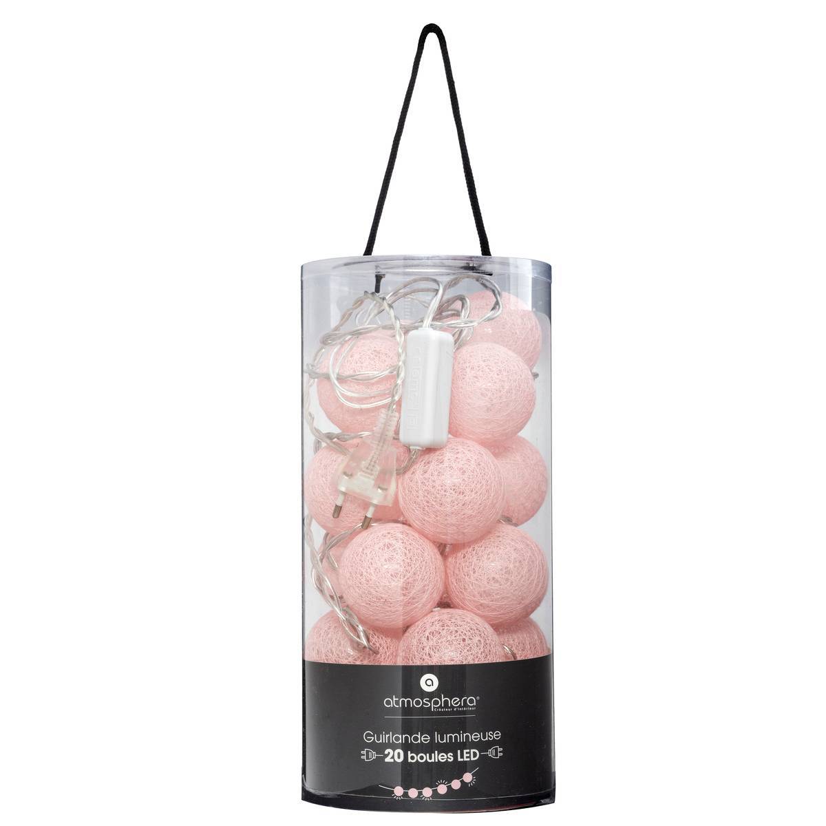 Atmosphera - Guirlande LED secteur rose L435cm - Atmosphera Créateur d'intérieur - Image 4