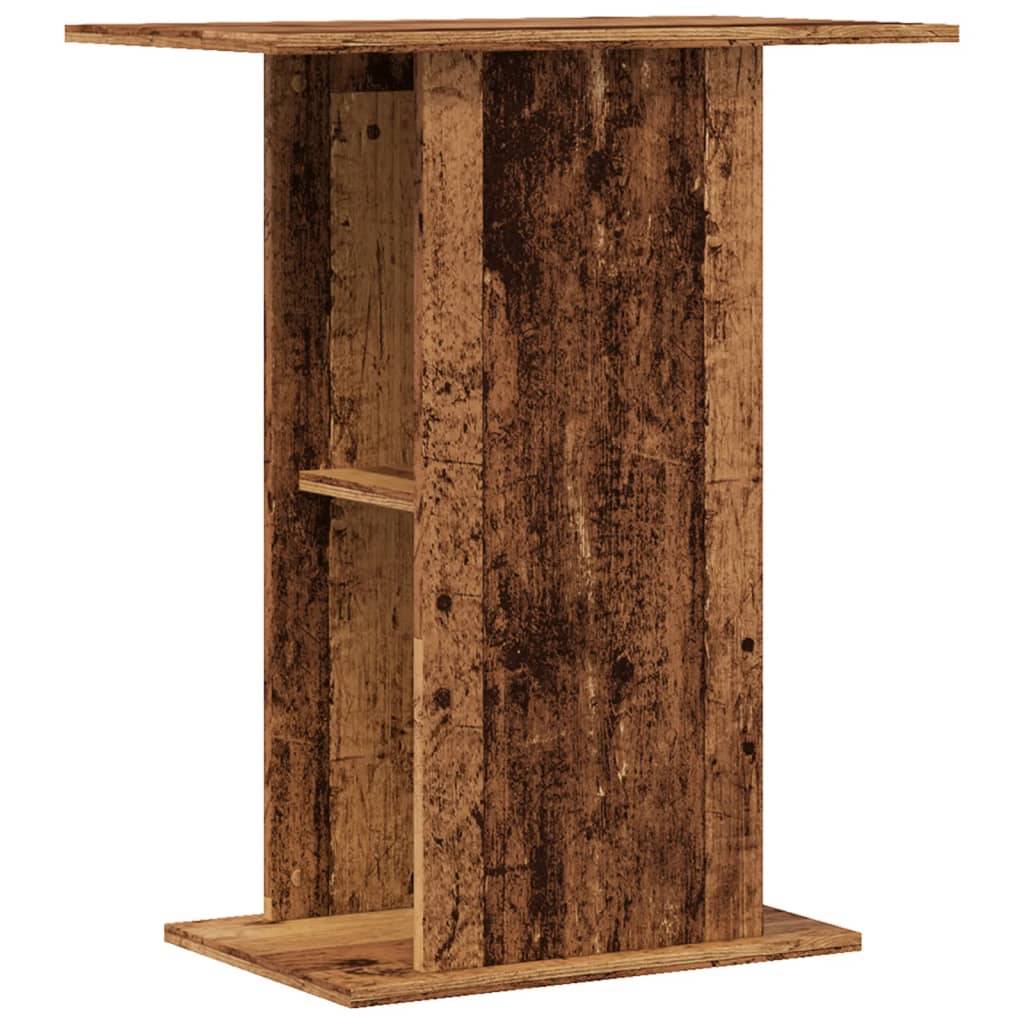 Support d'aquarium Bois d'Ingénierie compact avec Étagères Ouvertes 36x60,5x72,5 cm - ComfortXL Outdoor Living - Image 2