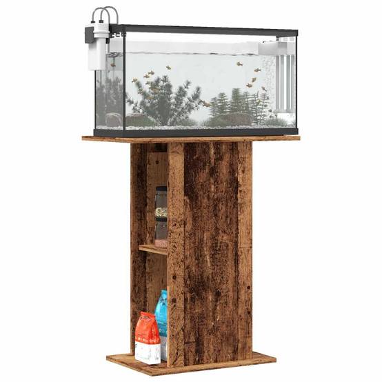 Support d'aquarium Bois d'Ingénierie compact avec Étagères Ouvertes 36x60,5x72,5 cm - ComfortXL Outdoor Living - Image 3