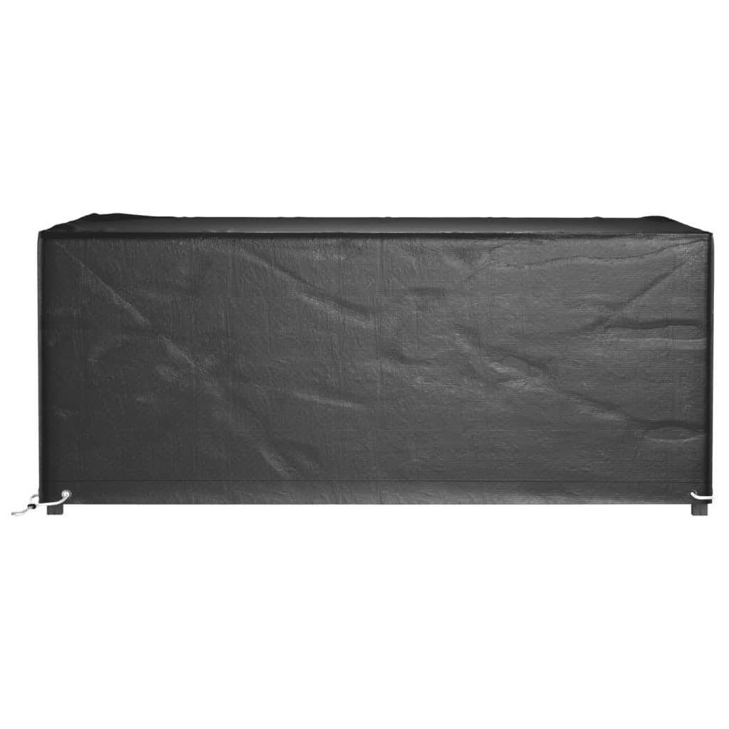 2 pcs Housses salon de jardin - Housses de protection 8œillets 180x122x75cm rectangulaire - Image 4