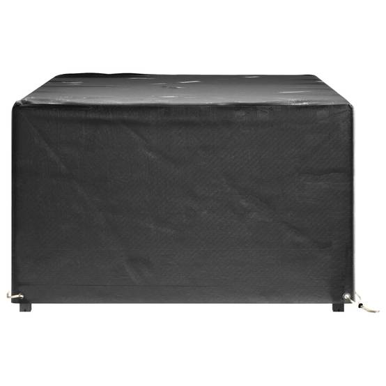 2 pcs Housses salon de jardin - Housses de protection 8œillets 180x122x75cm rectangulaire - Image 5