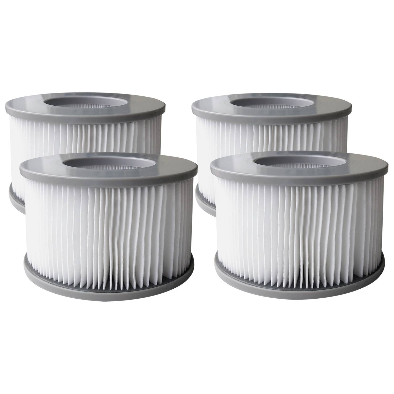 Lot de 4 cartouches filtrantes avec filet pour spa gonflable Mspa - MSPA - Image 1