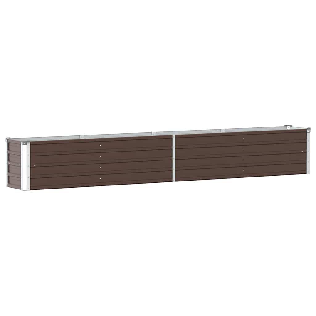 Prolenta Premium - Jardinière acier marron 320 x 40 x 45 cm - Prolenta premium p342.8 - Image 1