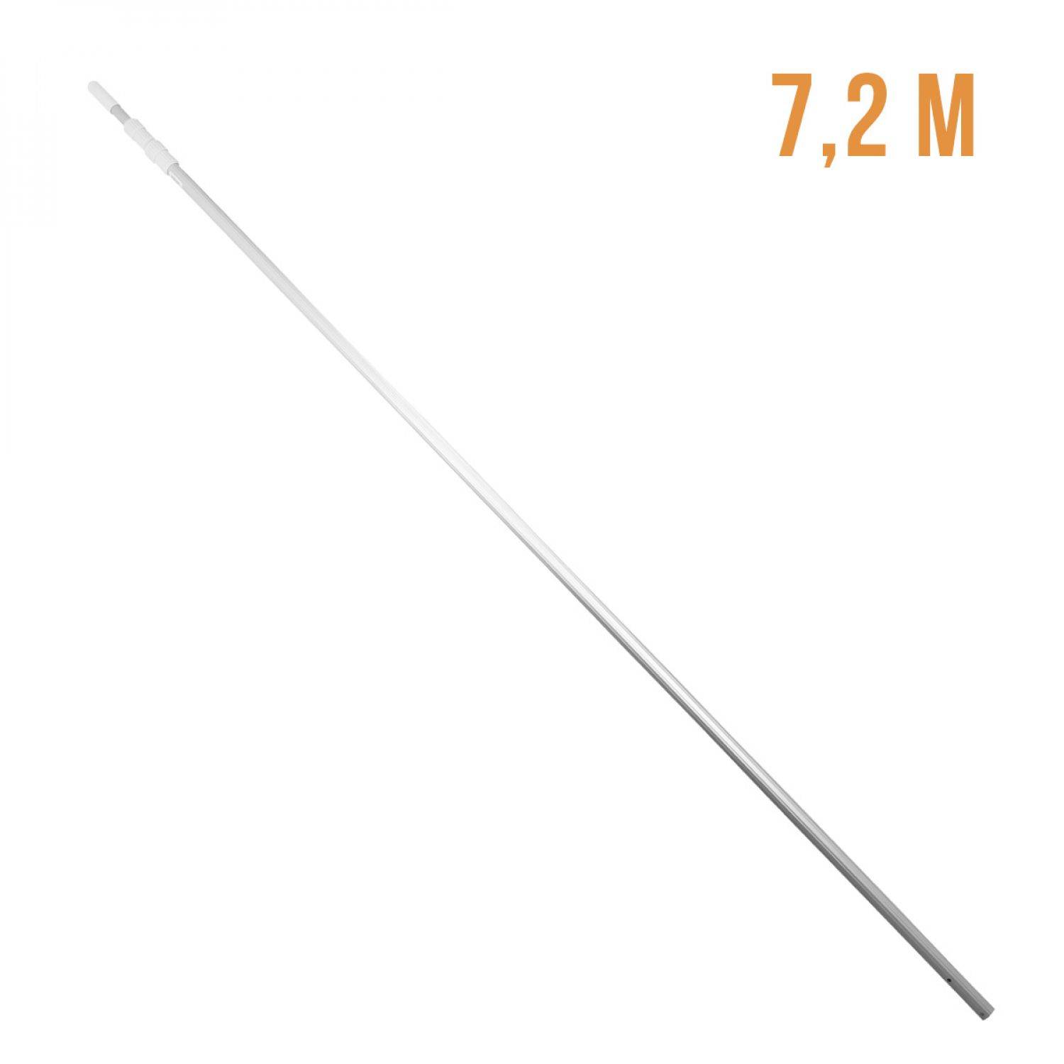 Linxor - Manche télescopique de 2.62 m à 7.20 m en aluminium pour épuisette, balai, brosse etc... - Linxor - Imagen 4