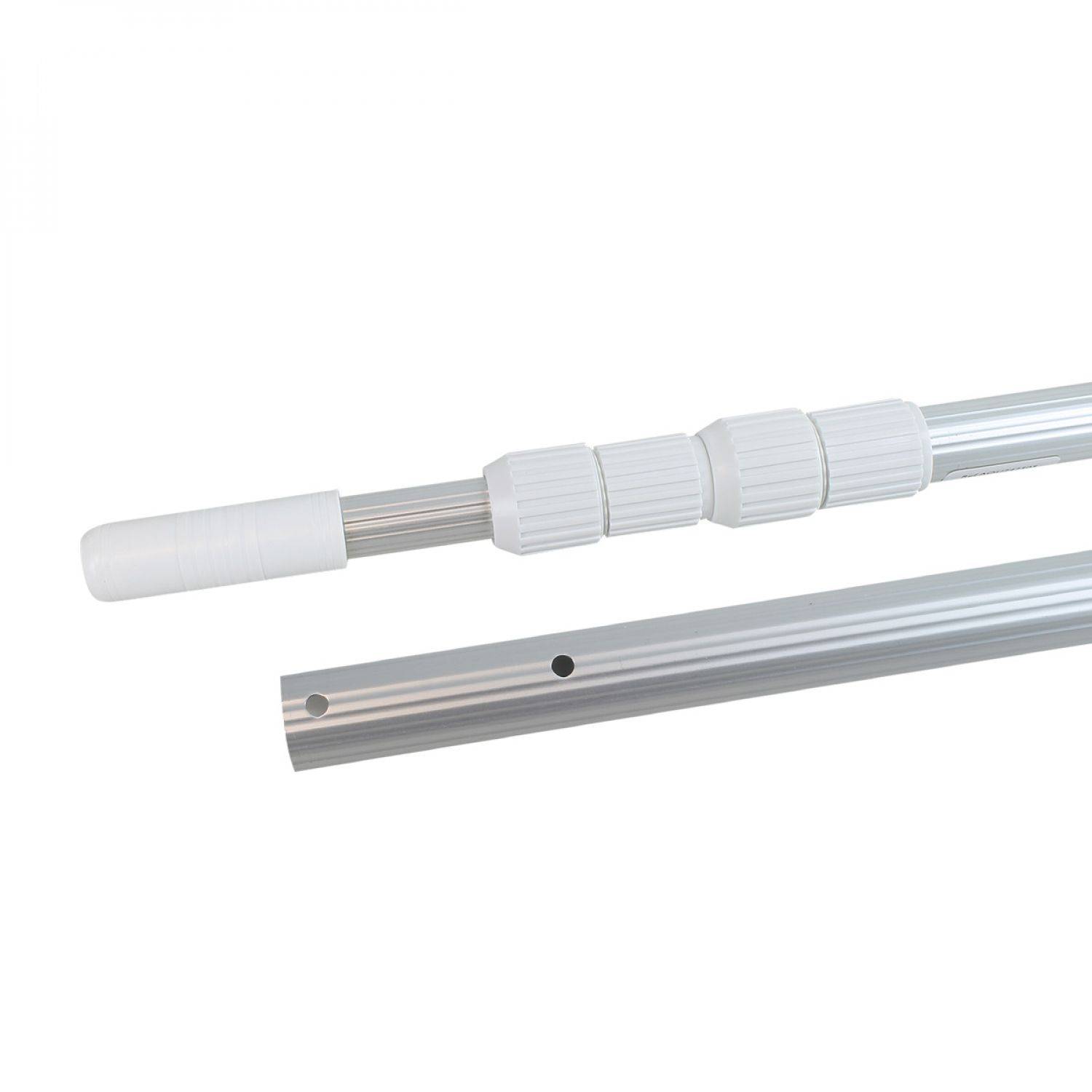 Linxor - Manche télescopique de 2.62 m à 7.20 m en aluminium pour épuisette, balai, brosse etc... - Linxor - Imagen 2