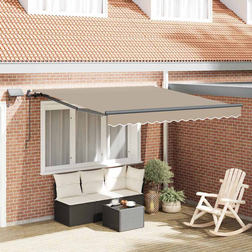 Maison Chic - Store banne | Auvent Rétractable Beige 350 x 250 cm tissu Maison Chic - Image 2