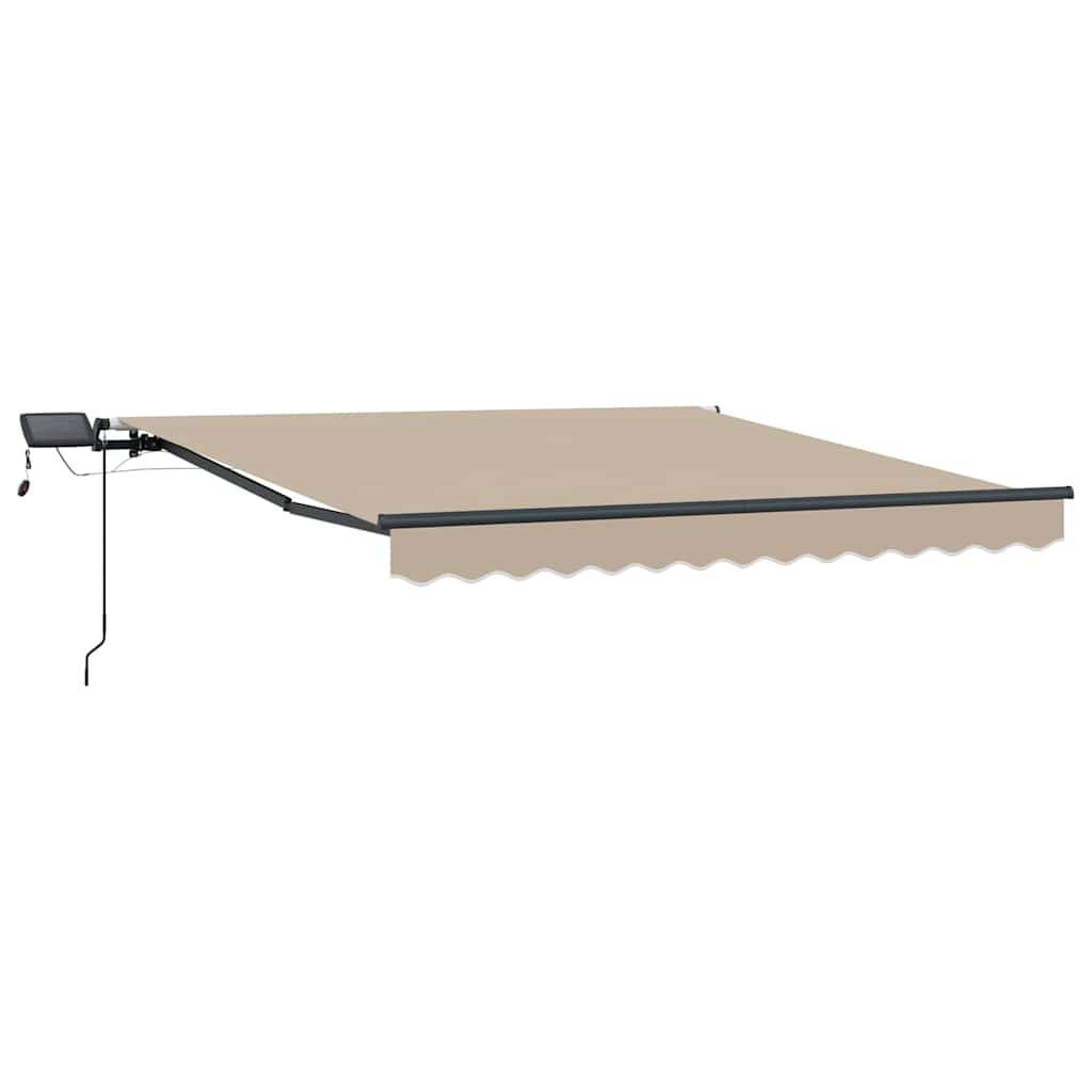 Maison Chic - Store banne | Auvent Rétractable Beige 350 x 250 cm tissu Maison Chic - Image 1