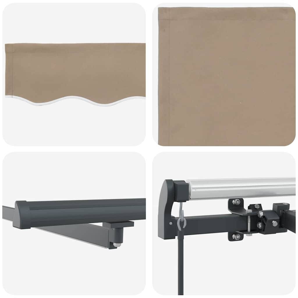 Maison Chic - Store banne | Auvent Rétractable Beige 350 x 250 cm tissu Maison Chic - Image 8