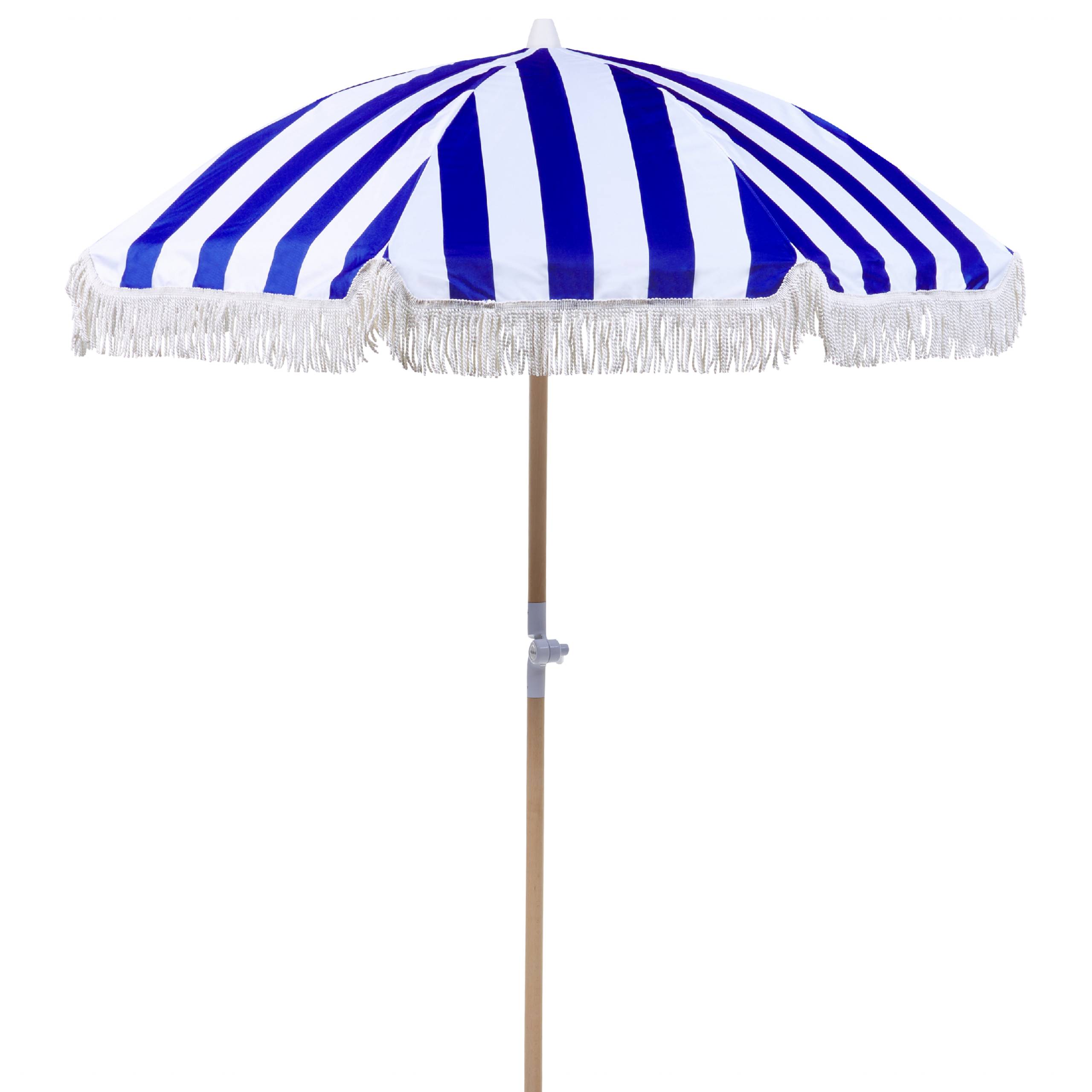 Beliani - Parasol droit Tissu Bleu MONDELLO Beliani - Imagen 1