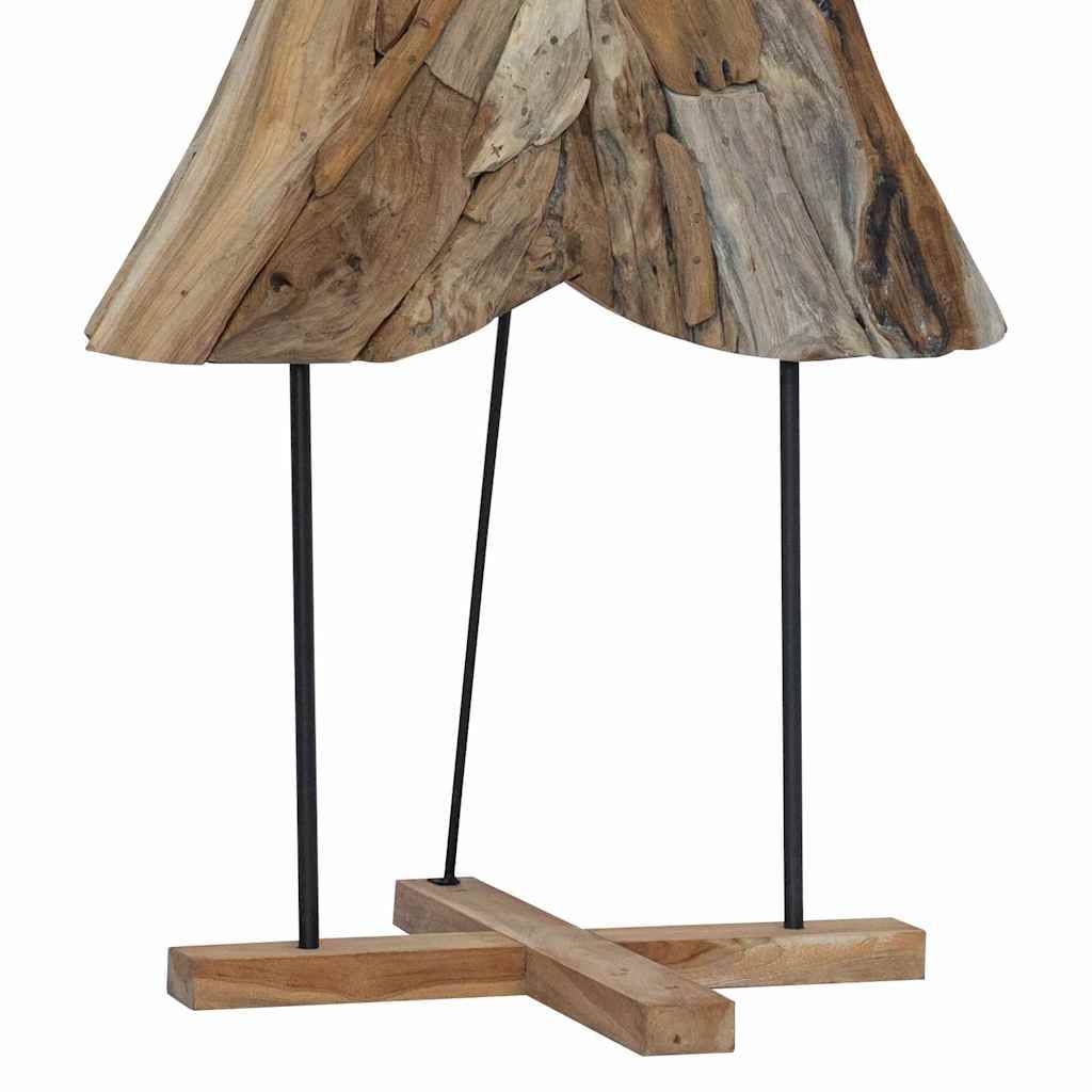 Arbre de Noël design en bois de teck massif pour décoration intérieure 180 cm – ComfortXL Outdoor Living - Image 9