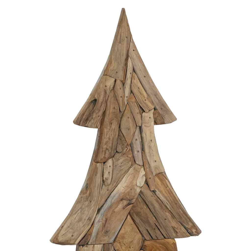 Arbre de Noël design en bois de teck massif pour décoration intérieure 180 cm – ComfortXL Outdoor Living - Image 7