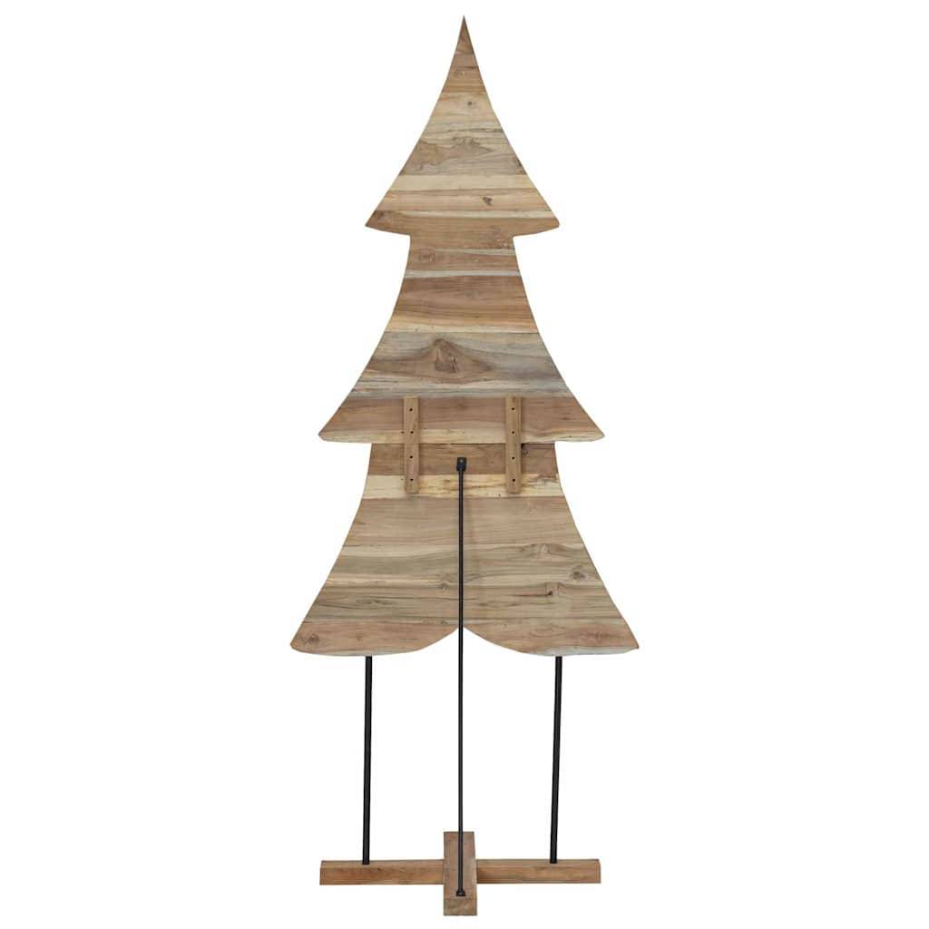 Arbre de Noël design en bois de teck massif pour décoration intérieure 180 cm – ComfortXL Outdoor Living - Image 6