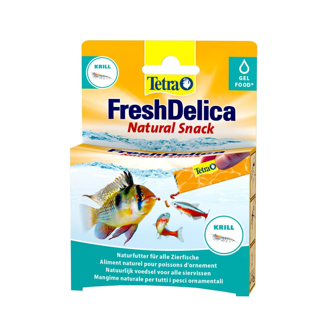 Tetra - Friandises Krill en gel 16 sticks de 3 g Fresh Delica nourriture pour Poissons d'ornement - Imagen 2