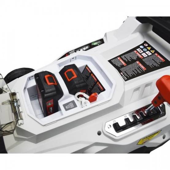 Elem Garden Technic - Tondeuse a Gazon a batterie 37cm 40V (2x 20V 2Ah) - Moteur induction - Fonction mulching- TDE40V37-LI2BF - Image 3