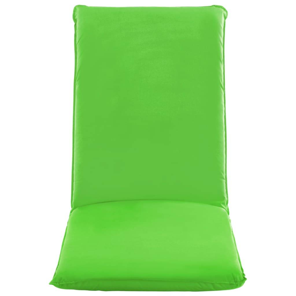 Helloshop26 - Transat chaise longue bain de soleil lit de jardin terrasse meuble d'extérieur pliable tissu oxford vert - Imagen 3