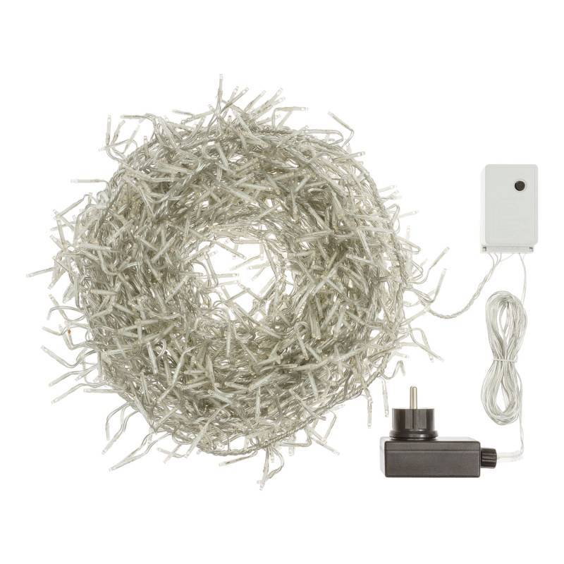 Lotti - Guirlande Boa 11,5M 1100 microLED blanc froid 8 modes câble transparent Lotti - Imagen 3