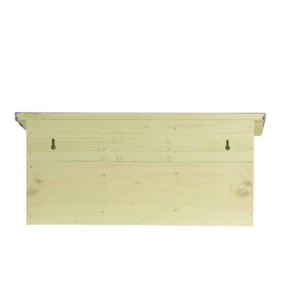animallparadise - Appartement pour moineaux, horizontal, en bois pin, zinc, pour oiseaux. - Imagen 4