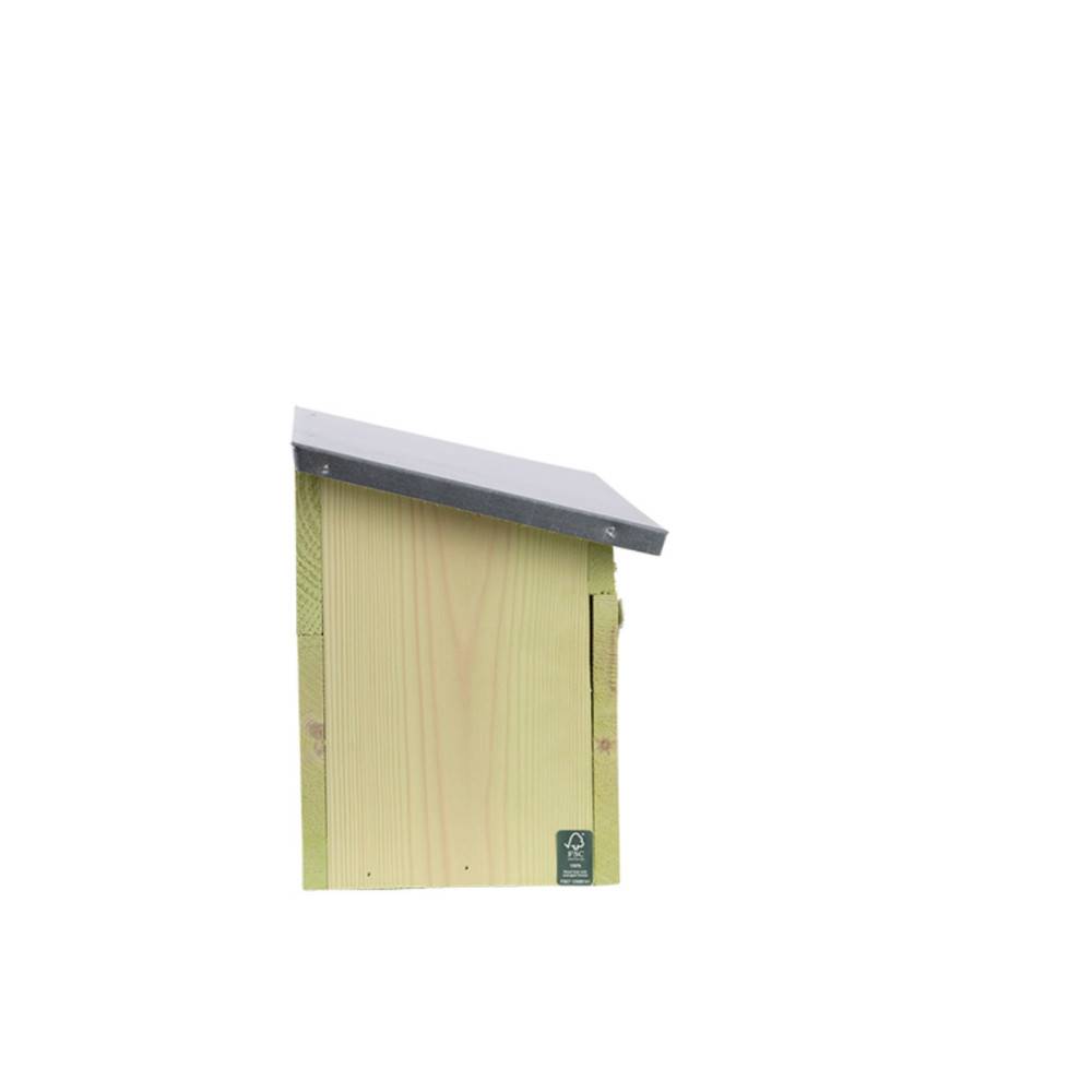 animallparadise - Appartement pour moineaux, horizontal, en bois pin, zinc, pour oiseaux. - Imagen 7