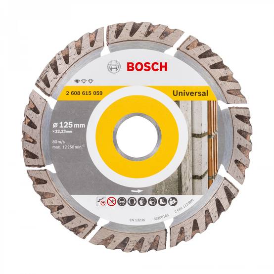 Bosch - Disque à tronçonner diamanté D 125mm Standard Universel - BOSCH - 2608615059 - Image 1