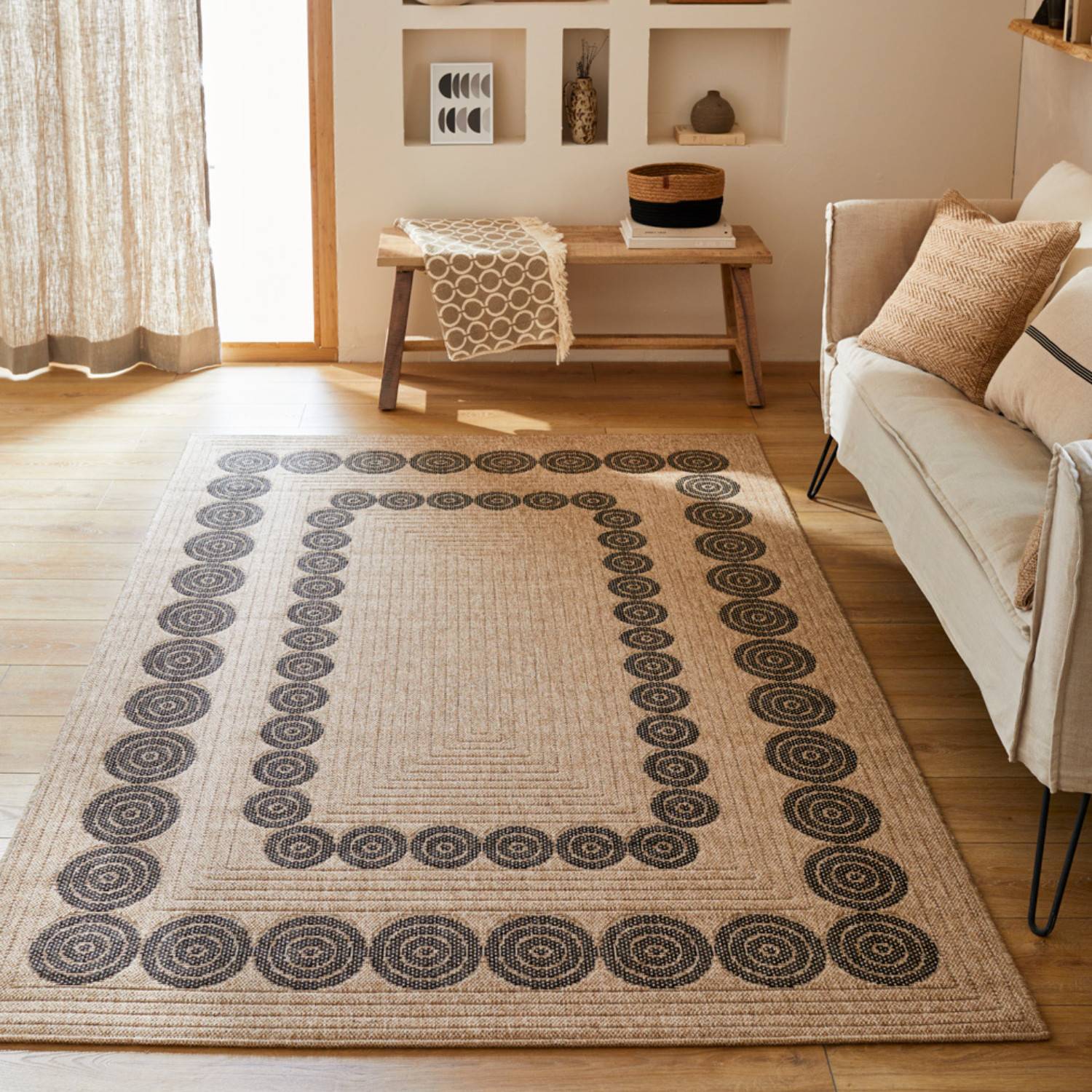 Autre - Tapis intérieur et extérieur naturel 200x290cm - Imagen 2