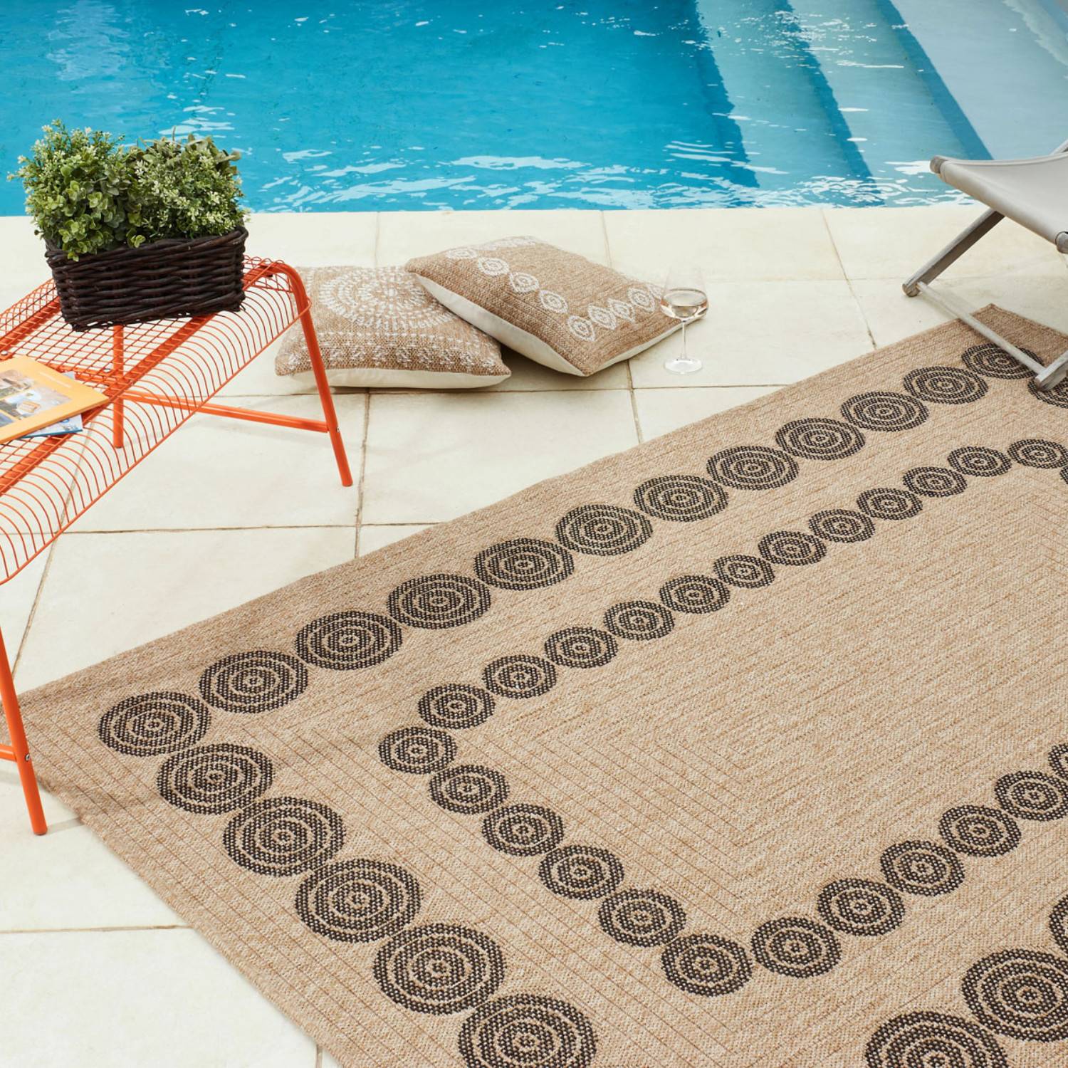 Autre - Tapis intérieur et extérieur naturel 200x290cm - Imagen 3