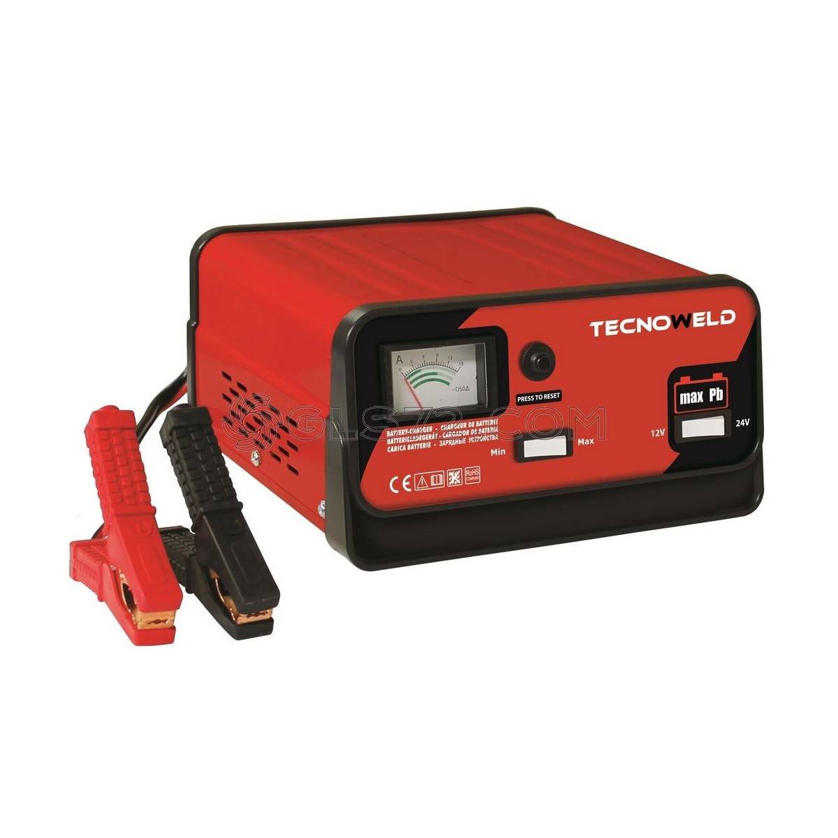 Chargeur de batterie TEC 4 12-24V pour voiture et camion jusqu'à 120 Ah Protection thermique et inversion polarité - Imagen 1