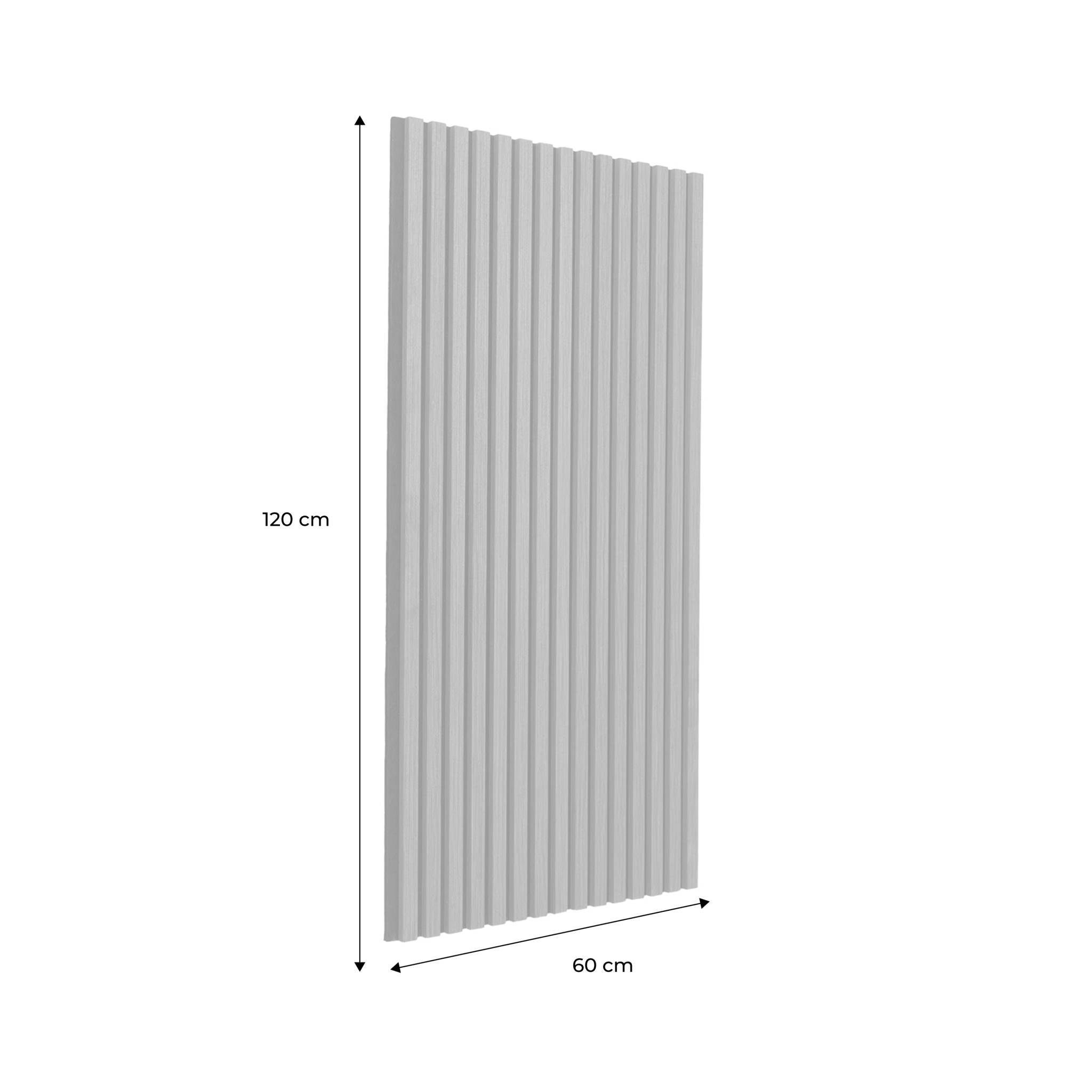 sweeek - Set de 4 panneaux muraux acoustiques décoratifs en feutrine et MDF noyer 60x120cm - Kyoto | sweeek - Image 4