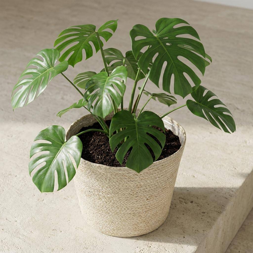 Cache-pot panier tressé - D.22cm x H.19cm - Image 4