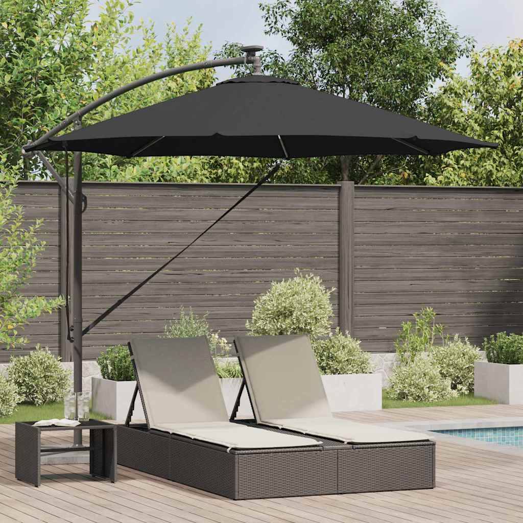 Maison Chic - Parasol de jardin | Parasol d'extérieur | Parasol Noir 294 x 294 x 248 cm Polyester et Aluminium Maison Chic - Image 2