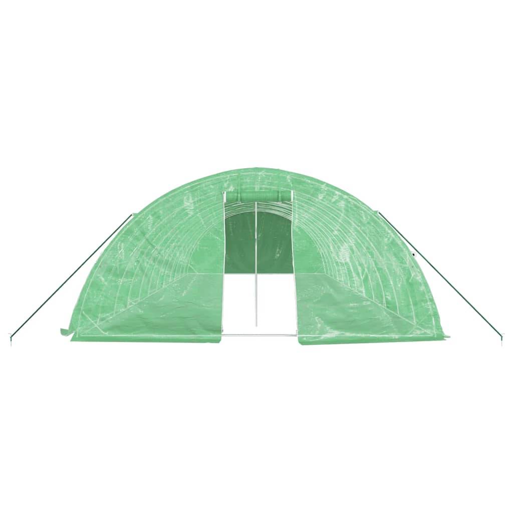 Serre Tunnel Jardin Acier Galvanisé PE Renforcé Culture 60m² 12x5x2,3m - ComfortXL Outdoor Living - Image 4