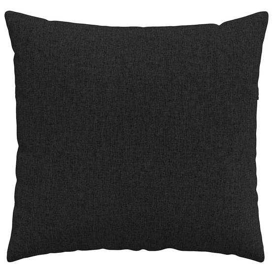 Lot 2 Coussins Carrés en Tissu pour Canapé et Fauteuil Confortables pour Intérieur Noir 45x45 cm – ComfortXL Outdoor Living - Image 6