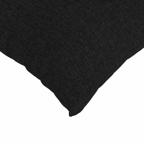 Lot 2 Coussins Carrés en Tissu pour Canapé et Fauteuil Confortables pour Intérieur Noir 45x45 cm – ComfortXL Outdoor Living - Image 7