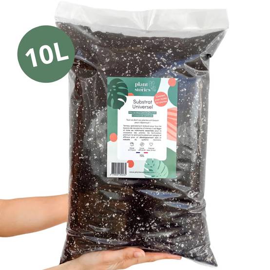 Substrat Universel enrichi en Mycorhize et Bacillus - Qualité Supérieure - Terreau universel - 10L - Image 1