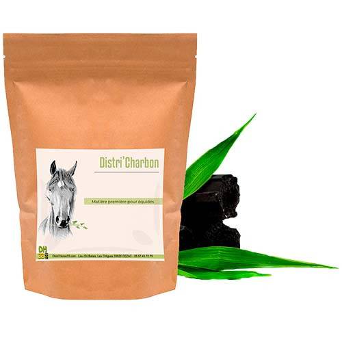 Charbon Végétal - Digestion cheval - 500g - Distri’Horse33 - Imagen 1