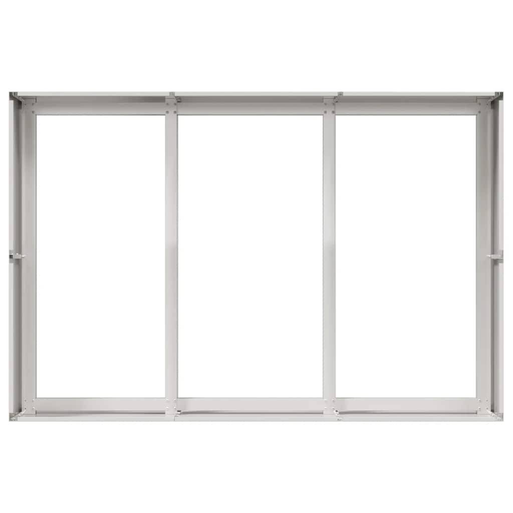 Jardinière acier inoxydable argenté 120 x 80 x 40 cm - PANGIVO - Image 5