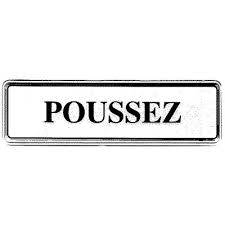 Panneau 'POUSSEZ' VISO - Sans flèche - S29 - Image 3
