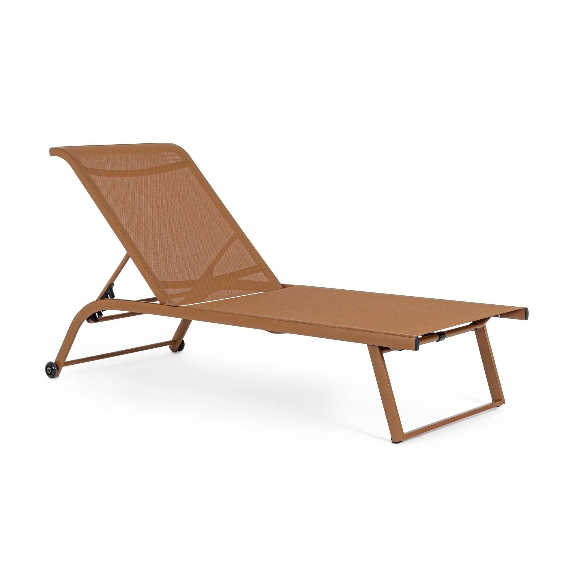 Autre - Bains de soleil inclinables en aluminium et tissu (lot de 2) - CABOURG - Imagen 2
