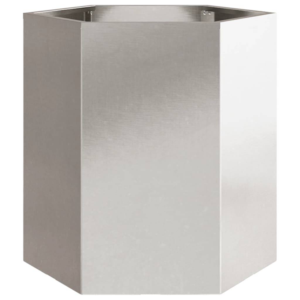 ComfortXL - Lot de 2 Carrés Potager Hexagonaux Inox pour Jardin Moderne 46x45 cm – ComfortXL Outdoor Living - Image 7