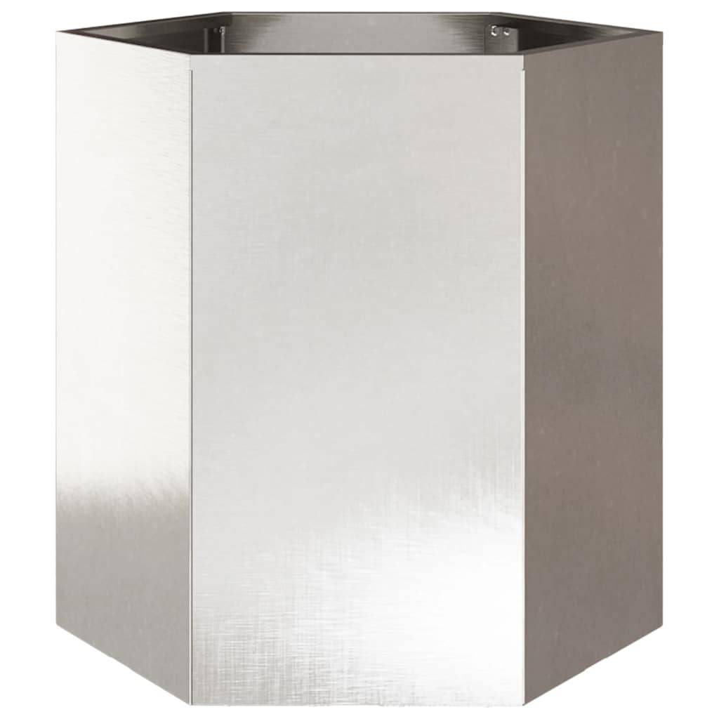 ComfortXL - Lot de 2 Carrés Potager Hexagonaux Inox pour Jardin Moderne 46x45 cm – ComfortXL Outdoor Living - Image 6